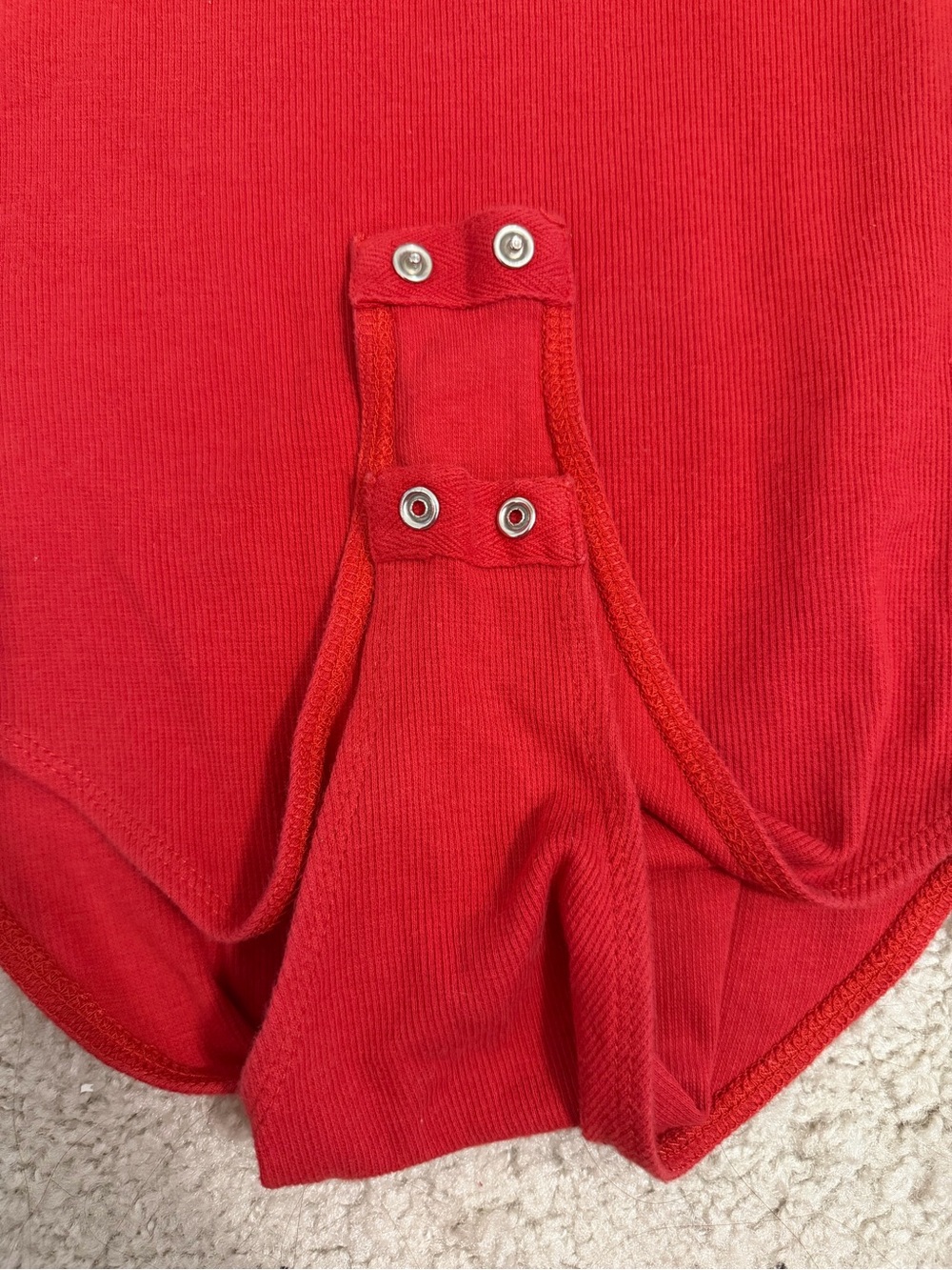 wild fable Red Ribbed Bodysuit - Picture 2 of 3